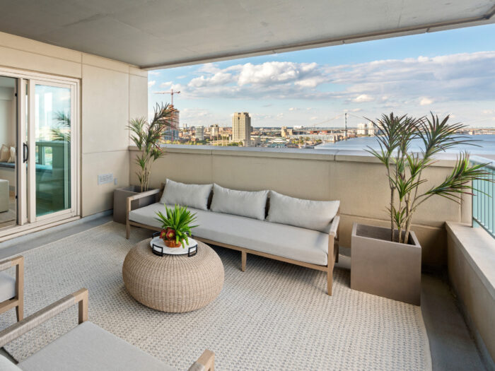 The Residences at Dockside, Philadelphia PA, Balcony